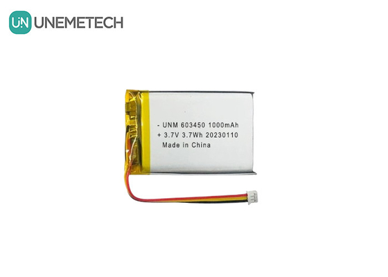 3.7V 1000mAh 603450 แบตเตอรี่ Lipo ที่สามารถชาร์จใหม่ได้ขนาดสูง สําหรับรถ RC