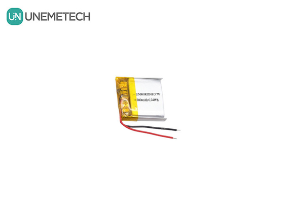 3.7V 200mAh ชาร์จเร็ว แบตเตอรี่โพลีเมอร์ Li-ion 802018 สําหรับเครื่องตัดผม