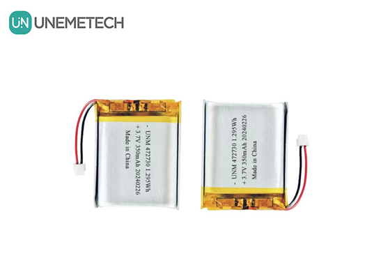 3.7V 350mAh 472730 แบตเตอรี่โพลีเมอร์ไอออนลิเดียม แบตเตอรี่ลิโปสําหรับหนูไร้สาย