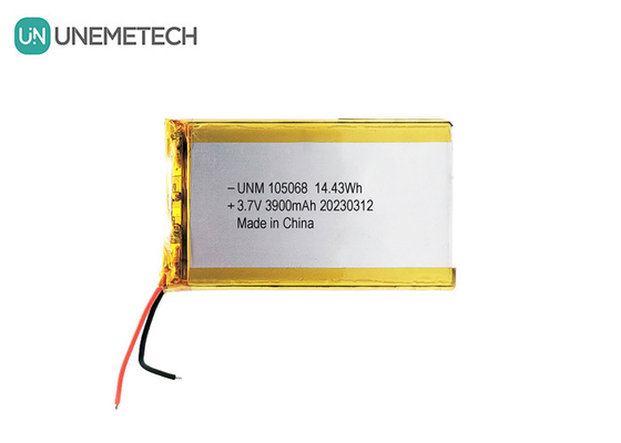 3900mAh แบตเตอรี่ Li-Polymer ความจุสูง 105068 3.7V แบตเตอรี่ Lipo สําหรับแท็บเล็ต