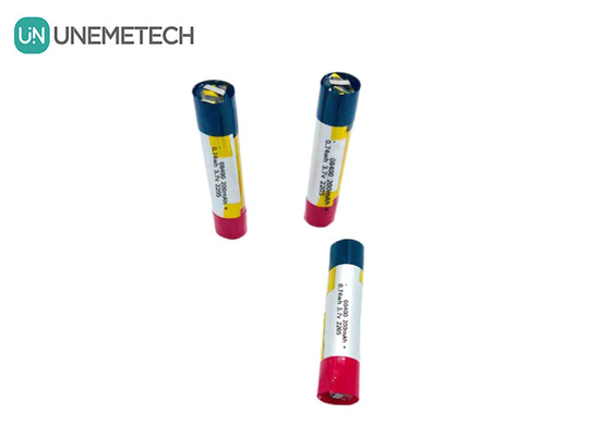 08400 แบตเตอรี่ Lipo กระบอก 3.7V 200mAh แบตเตอรี่ไอออนลิตยูมที่สามารถชาร์จใหม่ได้ สําหรับปากกาสมาร์ท