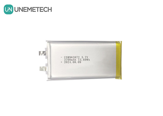 3.7V 3700mAh แบตเตอรี่พอลิเมอร์ลิตียมจุลินทรีย์จุลินทรีย์ 963872 สําหรับมือถือ