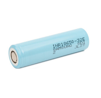 Samsung 32E 18650 3200mAh 6.4A แบตเตอรี่ 3.65V เซลล์ลิตยูมไอออนทรงกระบอก INR18650-32E