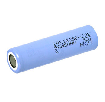 Samsung 29E 18650 2850mAh 2.75A แบตเตอรี่ 3.65V เซลล์ลิตยูมไอออนทรงกระบอก INR18650-29E