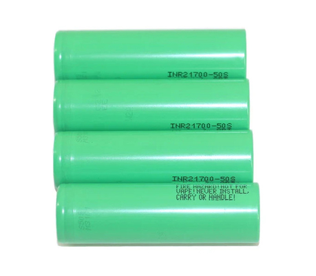 Samsung 50S 21700 แบตเตอรี่ 5000mAh แบตเตอรี่ 25A แบตเตอรี่ 3.6V แบตเตอรี่ลิทธิียมไอออน เซลล์ INR21700-50S