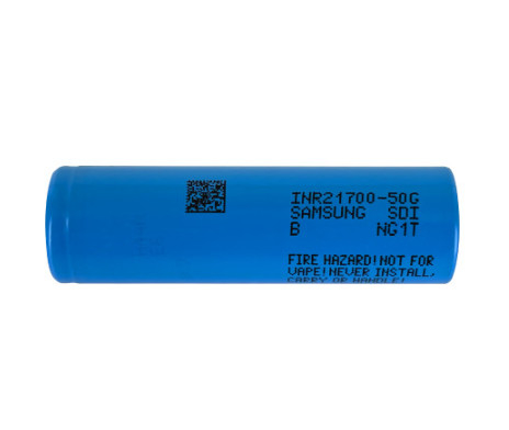 ซัมซุง 50G 21700 5000mAh 9.8A แบตเตอรี่ 3.63V แบตเตอรี่ลิทธิียมไอออนเซลล์ INR21700-50G