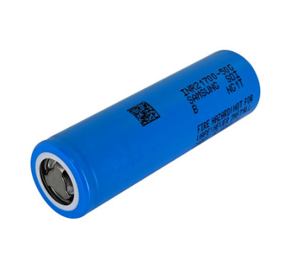 ซัมซุง 50G 21700 5000mAh 9.8A แบตเตอรี่ 3.63V แบตเตอรี่ลิทธิียมไอออนเซลล์ INR21700-50G