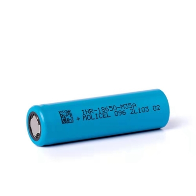 โมลิเซล INR-18650-M35A แบนท็อป 18650 แบตเตอรี่ โมลิเซล M35A 18650 3500mAh 10A แบตเตอรี่ 3.6V