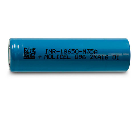 โมลิเซล INR-18650-M35A แบนท็อป 18650 แบตเตอรี่ โมลิเซล M35A 18650 3500mAh 10A แบตเตอรี่ 3.6V