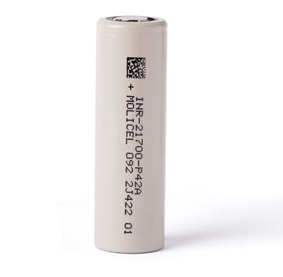 คุณภาพ โมลิเซล P42A 21700 4200mAh 45A แบตเตอรี่ INR-21700-P42A 3.6V เซลล์ชั้นราบ โรงงาน