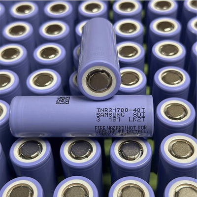 Samsung 40T 21700 4000mAh 35A แบตเตอรี่ 3.6V แบตเตอรี่ลิทธิียมไอออนเซลล์ INR21700-40T