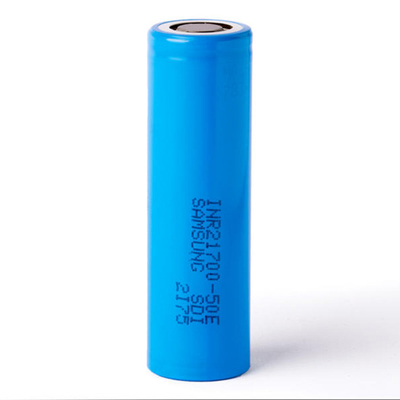 ซัมซุง 50E 21700 5000mAh แบตเตอรี่ 9.8A แบตเตอรี่ 3.6V ไลธั้มไอออน