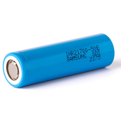 ซัมซุง 50E 21700 5000mAh แบตเตอรี่ 9.8A แบตเตอรี่ 3.6V ไลธั้มไอออน