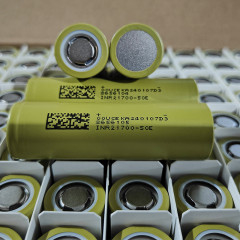 5000mAh 21700 แบตเตอรี่ Li-Ion สามารถชาร์จได้ INR21700-50E สําหรับอุปกรณ์ครัวเรือน