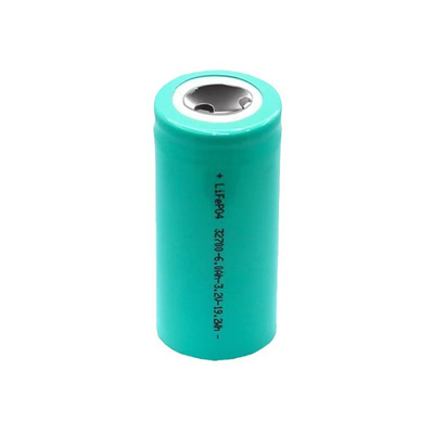 LiFePO4 32700 3.2V 6000mAh แบตเตอรี่ LFP แบตเตอรี่ลิตยูมเหล็กฟอสฟาตหมุนเวียน