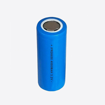 LiFePO4 26650 3.2V 4000mAh LFP แบตเตอรี่เซลล์ แบตเตอรี่ฟอสฟาตเหล็กลิตยูม