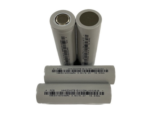 ความจุสูง 18650 แบตเตอรี่ 3800mAh 4000mAh 3.6V ไซลินดริก ลิทธิียมไอออน เซลล์ชาร์จใหม่