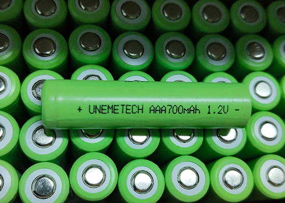 NiMH แบตเตอรี่ AAA700mAh 1.2V 700mAh แบตเตอรี่ไฮดริดโลหะไนเคิลแบบชาร์จใหม่