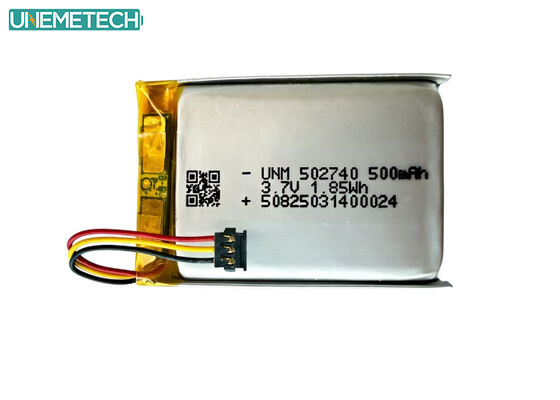 3.7V 500mAh Lithium Polymer Battery 502740 LiPo Battery For Hearing Aid Charging Case