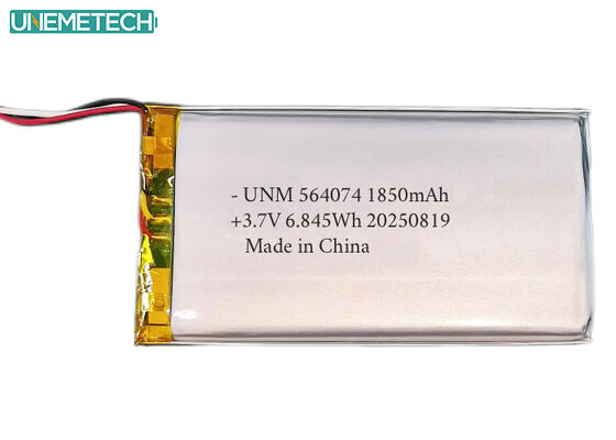 คุณภาพ 3แบตเตอรี่พอลิเมอร์ลิตยูมอน 750mAh 564074 สําหรับอุปกรณ์ความงามทางการแพทย์ โรงงาน
